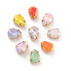 Teardrop Opal Sew On Rhinestones RGLA-G024-06B-G-1