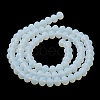 Imitation Jade Solid Color Glass Beads Strands EGLA-A034-J10mm-MD06-4