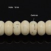 Synthetic Magnesite Beads Strands X-G-E016-8x4mm-1