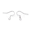 Brass Earring Hooks KK-H102-01P-2