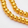 Glass Pearl Beads Strands X-HY-4D-B74-2