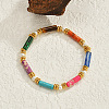 Bohemian Style Colorful Mixed Stone Beaded Stretch Bracelets for Women AC6424-3