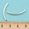 925 Sterling Silver Tube Beads STER-Q191-03C-S-4