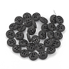 Electroplate Non-magnetic Synthetic Hematite Beads Strands G-N0322-04A-2