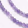 Natural Amethyst Beads Strands G-G663-17-4mm-01-3