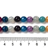 Dyed & Heated Natural Dragon Veins Agate Beads Strands G-P539-A01-20-5