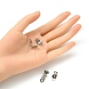 304 Stainless Steel Clip-on Earring Findings STAS-YW0001-63P-4