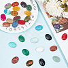 GOMAKERER 30Pcs 30 Styles Natural & Synthetic Mixed Gemstone Cabochons G-GO0001-24-4