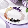 Libra Guardian Gemstone Stretch Bracelets BJEW-JB11108-09-2