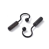 304 Stainless Steel Screw Hooks Shape Dangle Earrings for Woman EJEW-F312-09EB-2