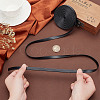 Flat PU Imitation Leather Cord SRIB-WH0011-164A-4