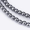 Non-Magnetic Synthetic Hematite Beads Strands G-D015-2-3