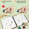 Square Wooden Stamps DIY-WH0546-008-3