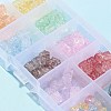155Pcs 10 Style Transparent Crackle Glass Beads GLAA-FS0001-47-4