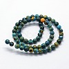 Synthetic Malachite Beads Strands G-A186-B-03-2