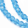 Glass Beads Strands EGLA-J042-6mm-07-3