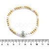 Brass Beaded Stretch Bracelets for Women BJEW-G736-03A-5