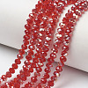 Electroplate Glass Beads Strands EGLA-A034-T4mm-K12-1