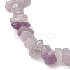 Natural Lilac Jade Anklets AJEW-AN00592-06-3