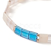 4Pcs 4 Style Glass Seed Beaded Stretch Bracelets Set BJEW-JB08890-7