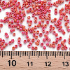 Frosted Glass Cylinder Beads SEED-S047-O-003-4