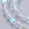 Synthetic Moonstone Beads Strands G-K280-02-10mm-01-3