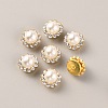 Flower Plastic Rhinestone Ornament Accessories FIND-WH0143-90A-2