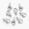 Tarnish Resistant 304 Stainless Steel Lobster Claw Clasps X-STAS-F182-01P-B-2