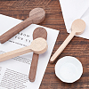 Gorgecraft 4Pcs 2 Style Walnutwood & Beechwood Spoon Mold DIY-GF0005-08-5