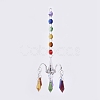Crystal Ceiling Chandelier Ceiling Chandelier Ball Prisms Suncatcher Hanging Ornament AJEW-WH0021-38-3