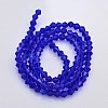 Faceted Bicone Glass Beads Strands EGLA-P017-4mm-08-2