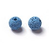 Unwaxed Natural Lava Rock Beads G-F325-8mm-A06-2