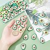 CHGCRAFT 56Pcs 4 Style Resin Cabochons Accessories RESI-CA0001-18-3