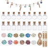 PandaHall Elite Mixed Stone Chip Beads DIY Wishing Bottle Making Kits DIY-PH0005-69-1