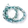 Electroplate Glass Beads Strands EGLA-E057-04A-03-2