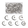 PandaHall Jewelry 28Pcs 7 Style Tibetan Style Zinc Alloy Pendants FIND-PJ0001-25-10