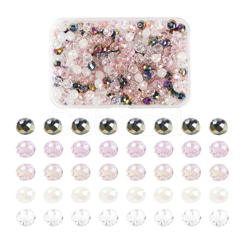 Cheap 500Pcs 5 Colors Mixed Styles Glass Beads Online Store - Cobeads.com