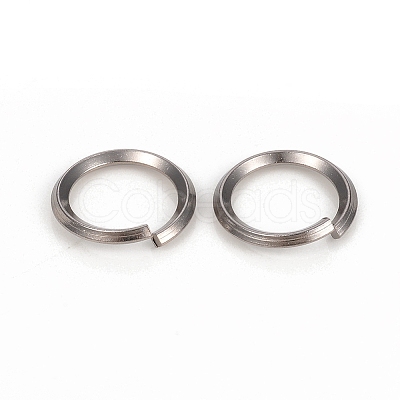 Non-Tarnish 304 Stainless Steel Jump Ring STAS-I150-07F-P-1