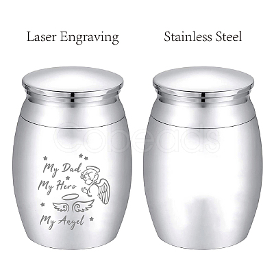 CREATCABIN Alloy Cremation Urn Kit AJEW-CN0001-10R-1