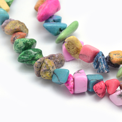 Synthetic Turquoise Beads Strands X-G-P332-24C-1