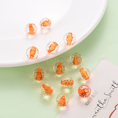 Transparent Acrylic Beads TACR-S154-10A-84-1