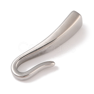 Non-Tarnish 304 Stainless Steel Hook Clasps STAS-C109-23P-03-1