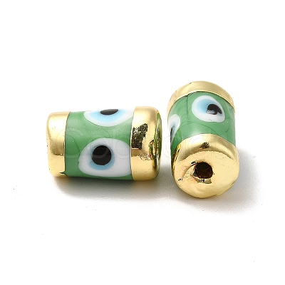 Handmade Evil Eye Lampwork Beads LAMP-M012-01LG-D-1