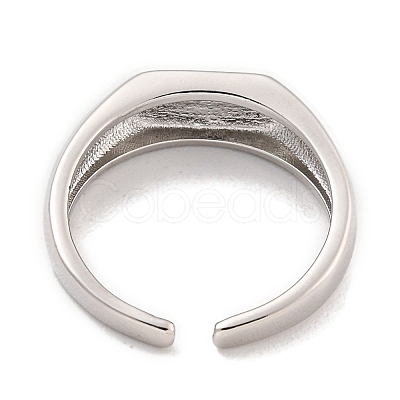 Brass Cuff Rings RJEW-Q811-01P-1