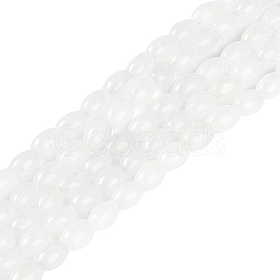 Natural White Jade Beads Strands G-K362-I04-01-1