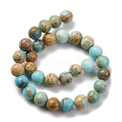 Dyed Natural Regalite/Imperial Jasper/Sea Sediment Jasper Beads Strands G-B124-C02-03-1