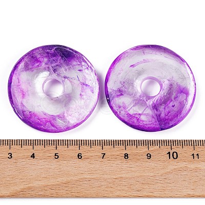 Natural Calcite Dyed Pendants G-B083-01A-01-1