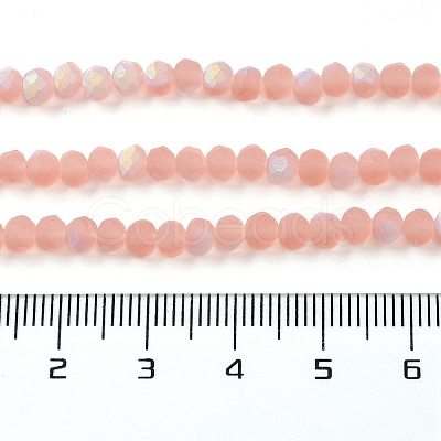 Transparent Glass Beads Strands EGLA-A034-T4mm-MB21-1