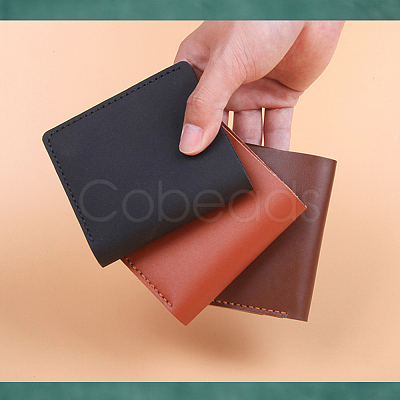 DIY Leather Men's Wallet Making Kits DIY-WH0349-228B-1