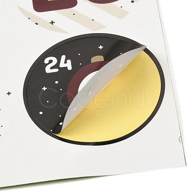 Christmas Advent Calendar Stickers DIY-L050-A08-1